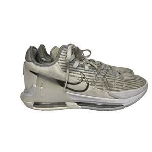 Nike LeBron Witness 6 CZ4052-102 Summit White Metallic Platinum Men’s Size 8